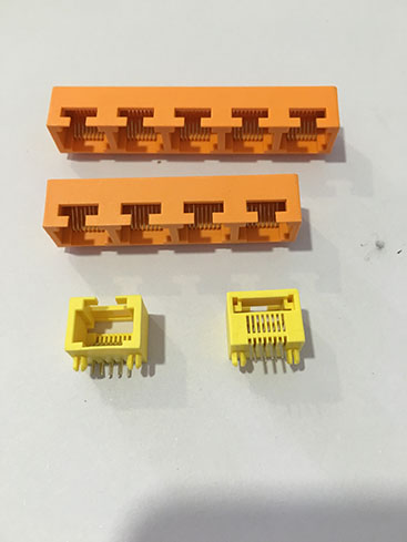 1X4 mini型RJ45連接器